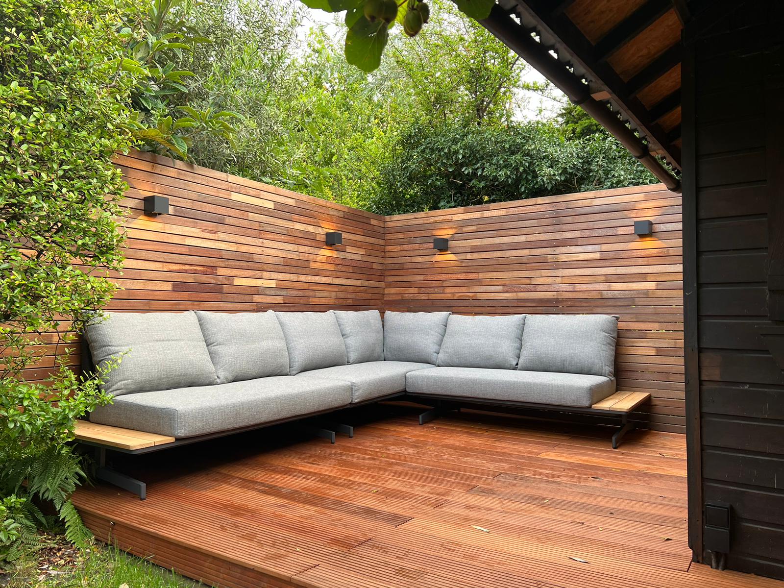 Terras met uitzicht op de tuin